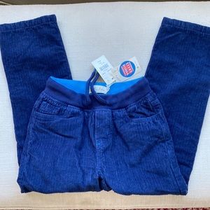 Boy Mini Boden Blue Corduroy Pants, NWT